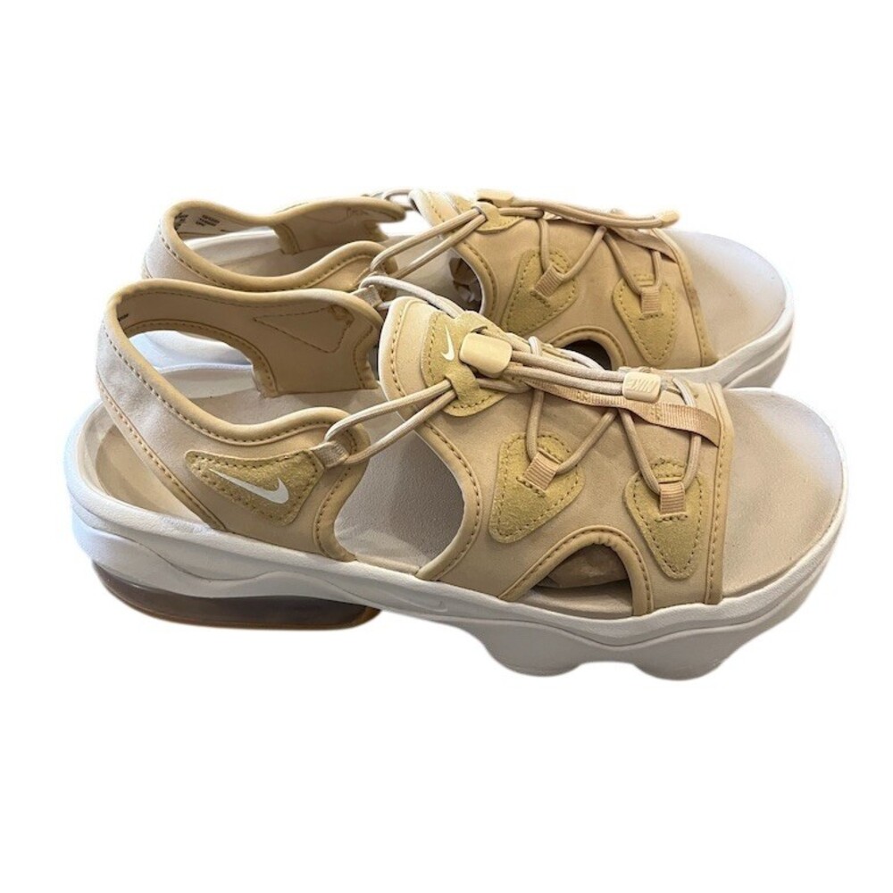 Nike Air Max Koko Women's Platform Sandals Beige Size 11 Athleisure Casual